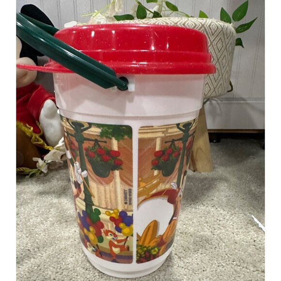 Disney Parks Mickey & Friends Popcorn Buckets Set Of 2 With Handles & Lids - Picture 5 of 11